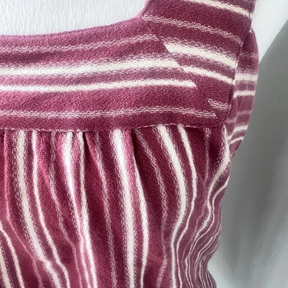 Lucky Brand Maeve and Cream Striped Square Neck Tank Top - Picture 5 of 15